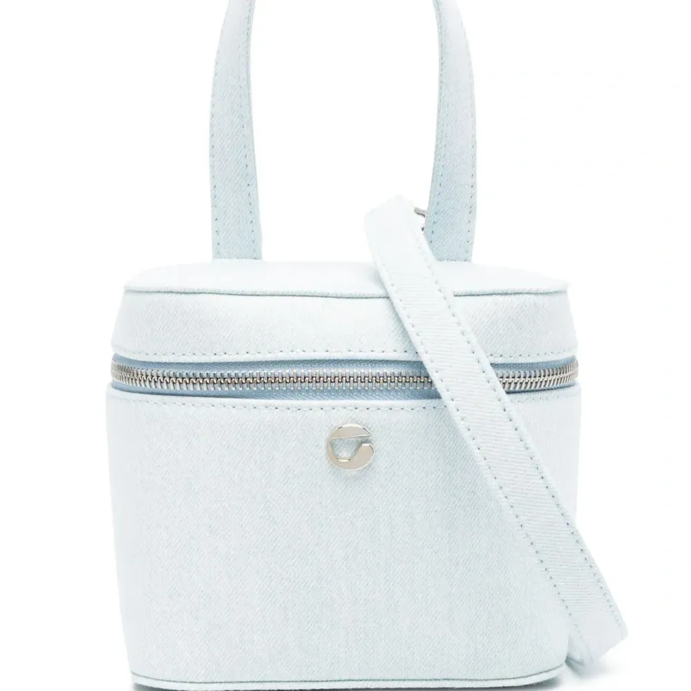 Джинсовая сумка-тоут с логотипом