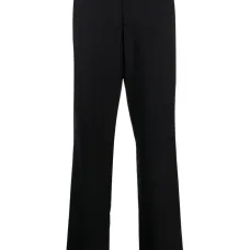 Шерстяные брюки с завышенной талией