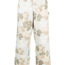 Широкие джинсы средней посадки