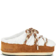 Мюли из шерпы на шнуровке