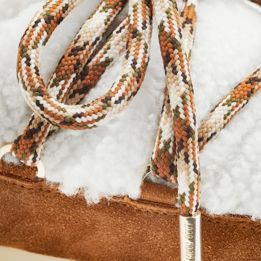 Мюли из шерпы на шнуровке