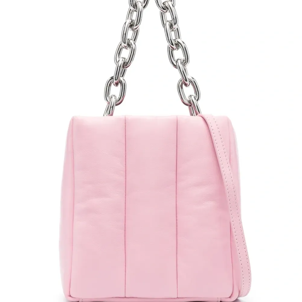 Стеганая сумка-тоут с цепочкой