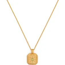 Колье August Birthstone с подвеской