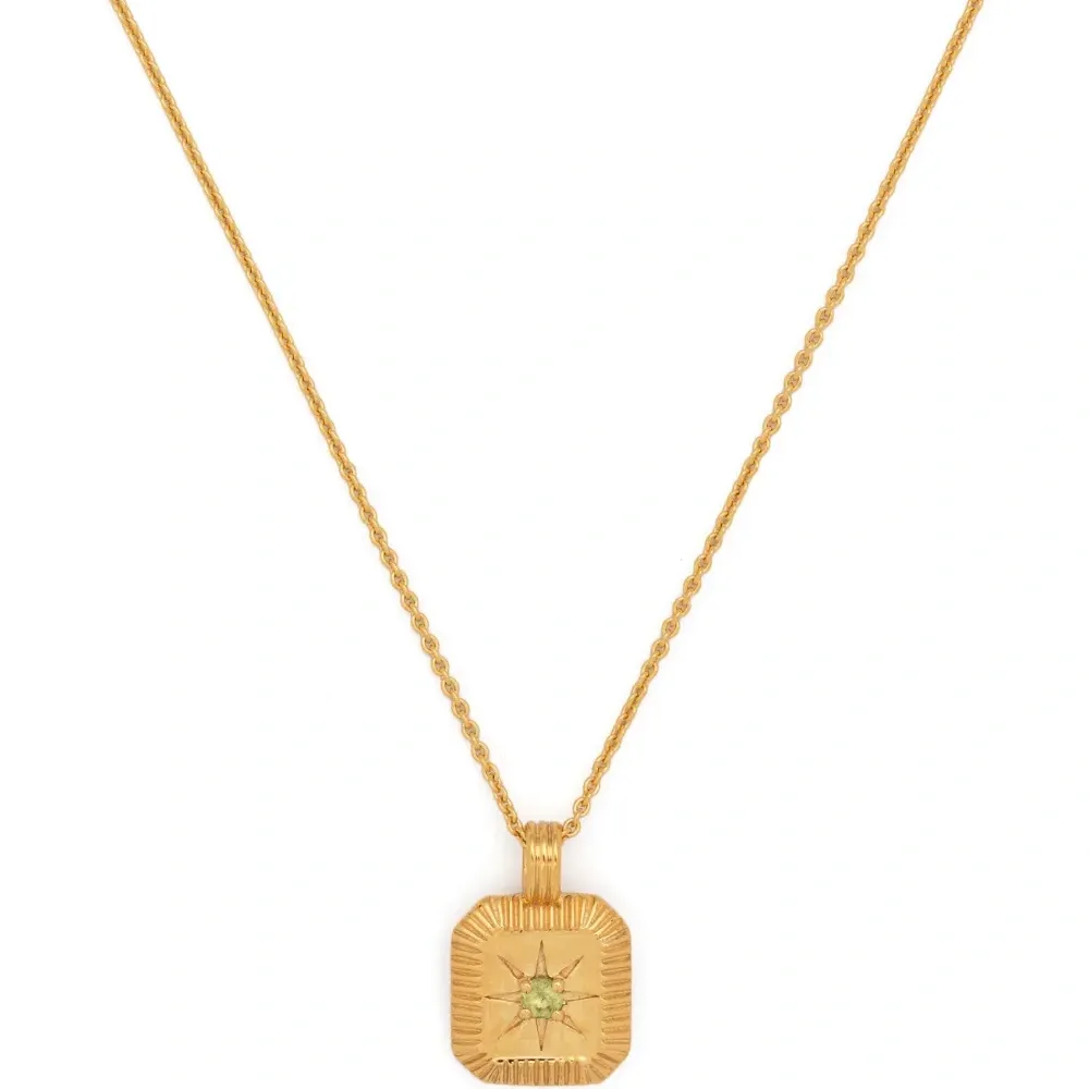 Колье August Birthstone с подвеской