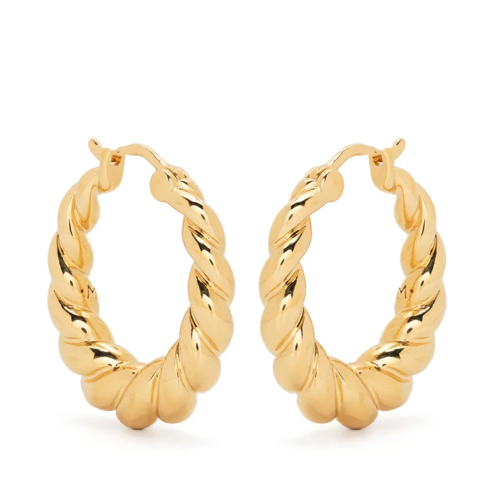 Серьги-кольца Twisted Tidal