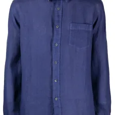 Льняная рубашка на пуговицах