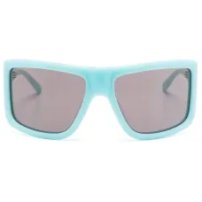 Солнцезащитные очки в квадратной оправе с логотипом