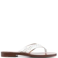 Шлепанцы с цветочной вышивкой