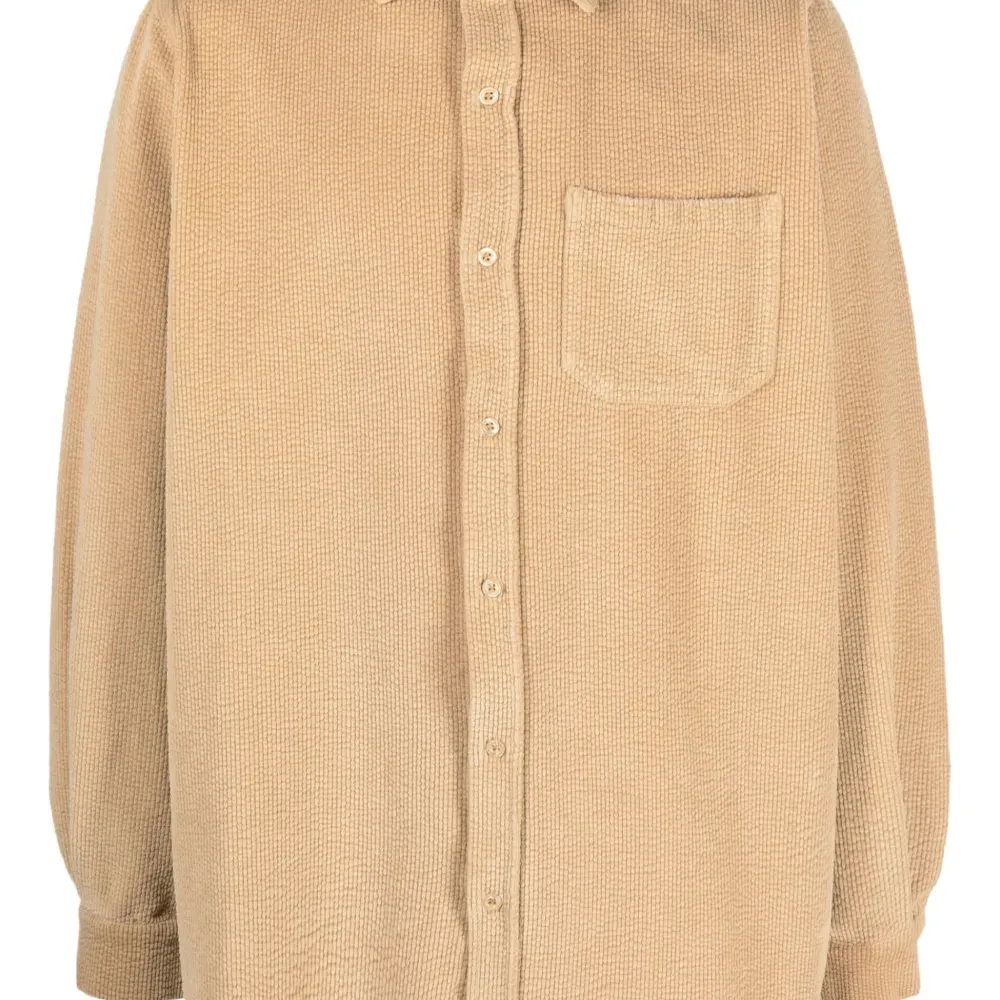 Вельветовая рубашка с длинными рукавами