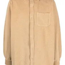 Вельветовая рубашка с длинными рукавами