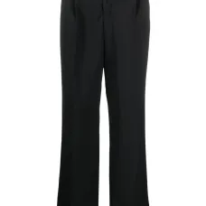 Брюки строгого кроя с завышенной талией