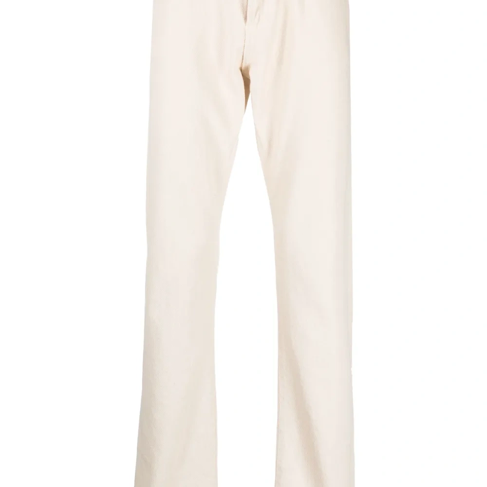 Прямые джинсы средней посадки