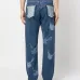 Прямые джинсы с нашивкой-логотипом