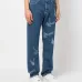 Прямые джинсы с нашивкой-логотипом