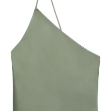 Шелковый топ на одно плечо