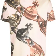 Футболка с короткими рукавами и графичным принтом