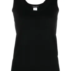 Трикотажный топ с U-образным вырезом