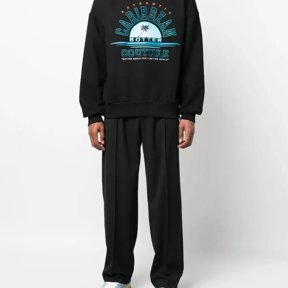 Толстовка из органического хлопка с графичным принтом