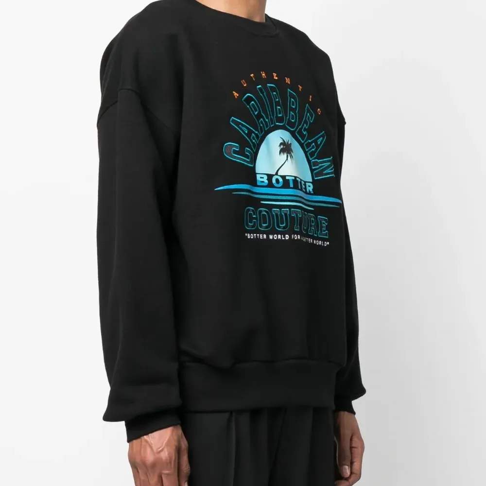 Толстовка из органического хлопка с графичным принтом