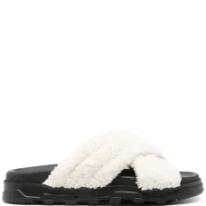 Шлепанцы с искусственным мехом