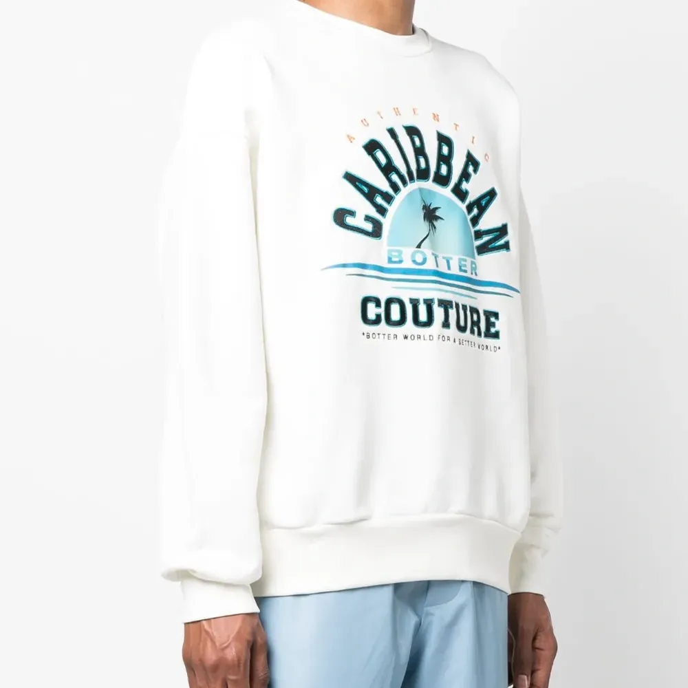 Толстовка из органического хлопка с графичным принтом