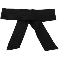 Шелковая повязка на глаз с вышитым логотипом