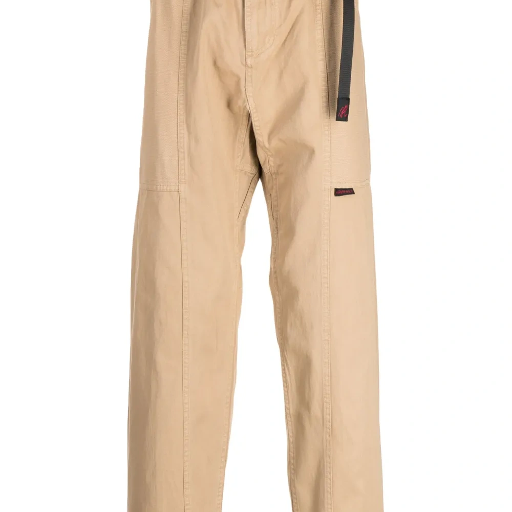 Прямые брюки с поясом