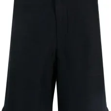 Льняные шорты-бермуды