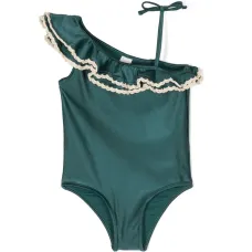 Купальник с оборками