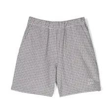 Клетчатые шорты с логотипом Клетчатые шорты с логотипом