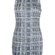 Трикотажное платье мини без рукавов Трикотажное платье мини без рукавов