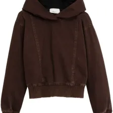 Джинсовое худи со вставками