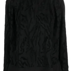 Жаккардовая блузка Shadow Vines