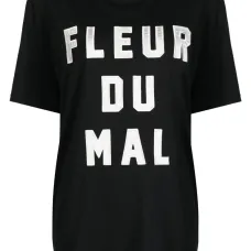 Футболка из джерси с вышитым логотипом