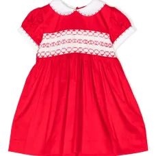 Платье с объемными рукавами и вышивкой