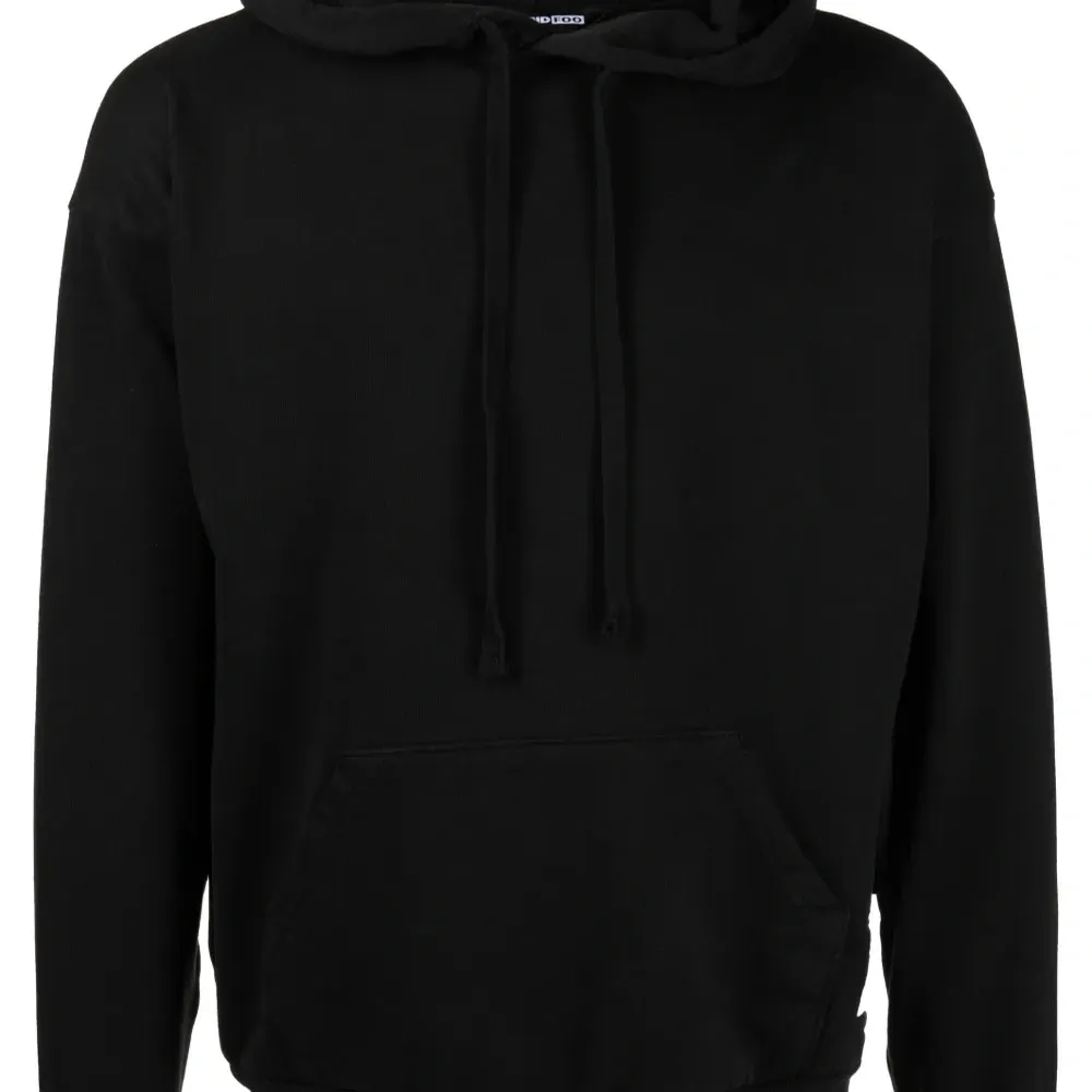 Худи с кулиской и нашивкой-логотипом