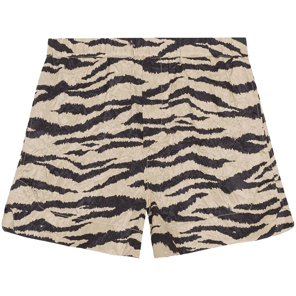 Шорты с зебровым принтом