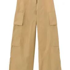 Широкие брюки с заниженной талией