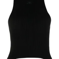 Топ с нашивкой-логотипом