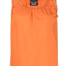 Декорированный топ без рукавов