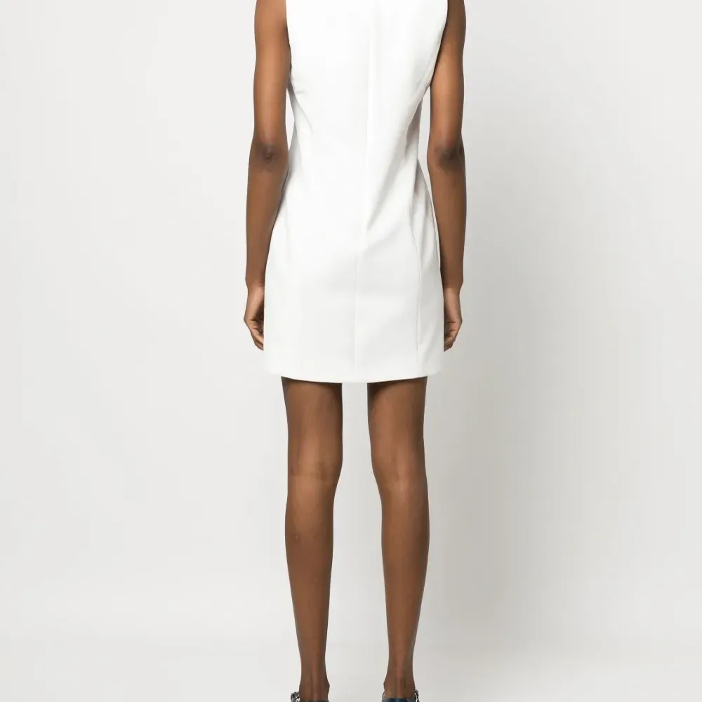 Платье мини с квадратным вырезом