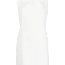 Платье мини с квадратным вырезом