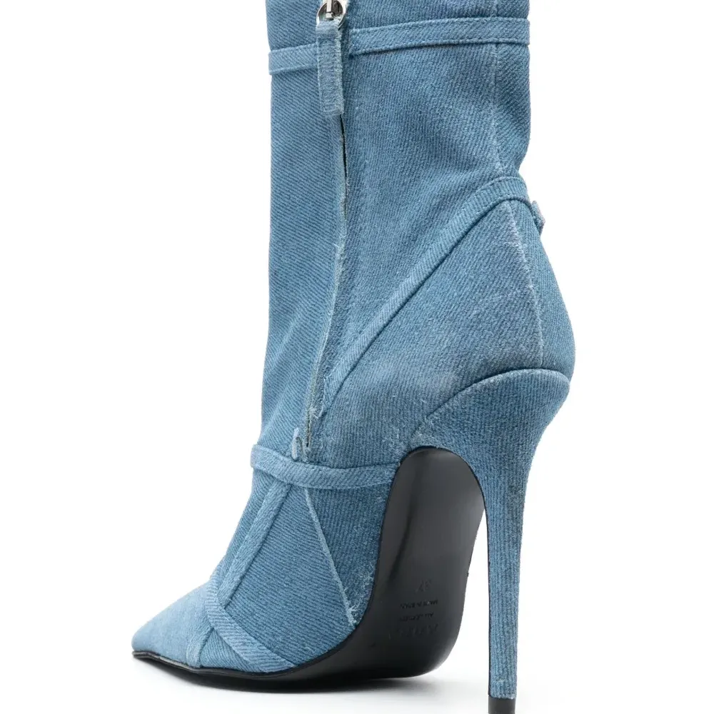 Джинсовые ботильоны