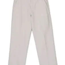 Прямые брюки с вышитым логотипом