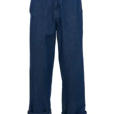 Широкие джинсы в клетку