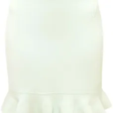 Трикотажная юбка с вышитым логотипом