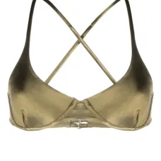 Двусторонний топ бикини с перекрестными бретелями