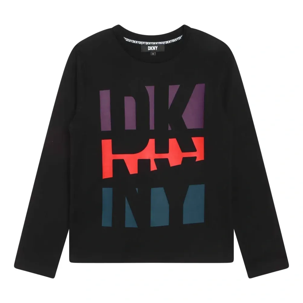 Футболка с длинными рукавами и логотипом