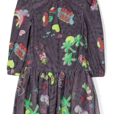 Платье с аппликацией