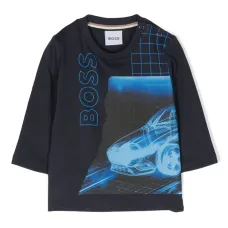 Топ с длинными рукавами и логотипом